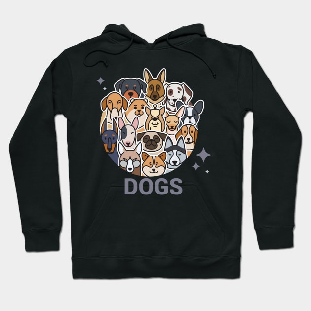 Dogs Hoodie by DogsandCats